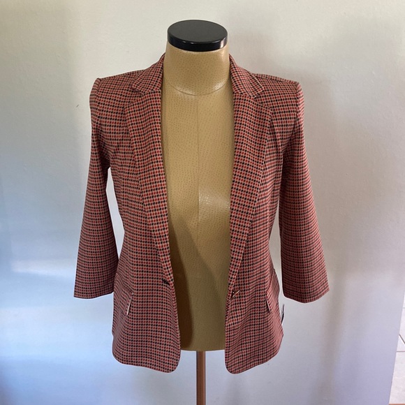 NYCC Jackets & Coats New York Clothing Company One Button Plaid